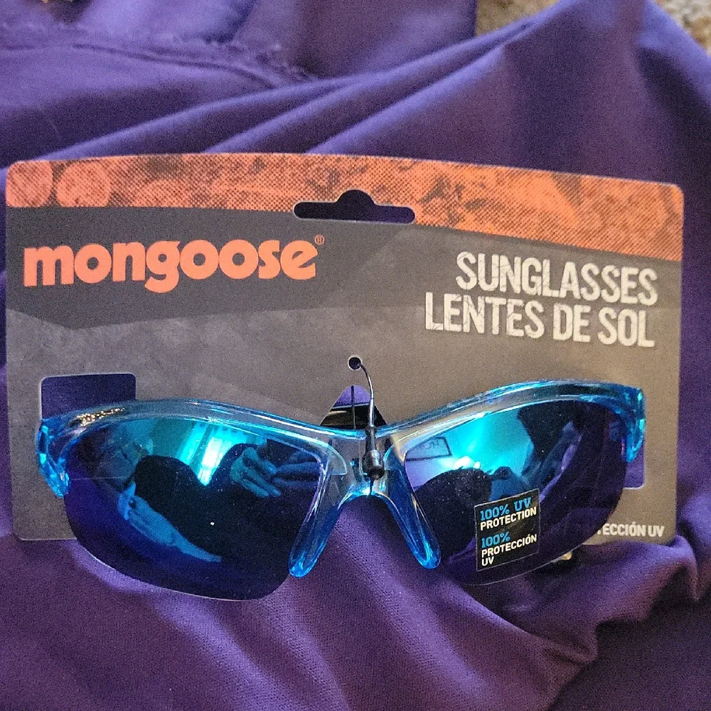 Mongoose Youth Blue Sunglasses